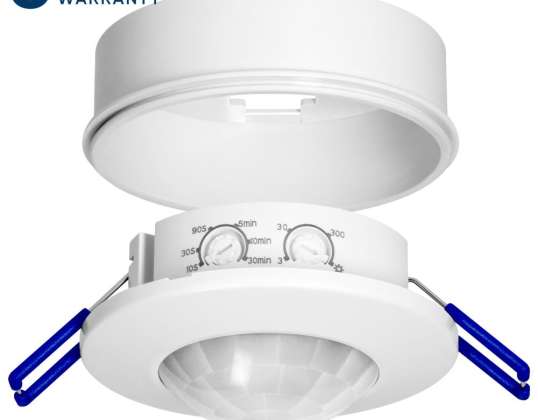 Bewegungsmelder 360°. IP20. 1200W. max. Reichweite 8m. weiß
