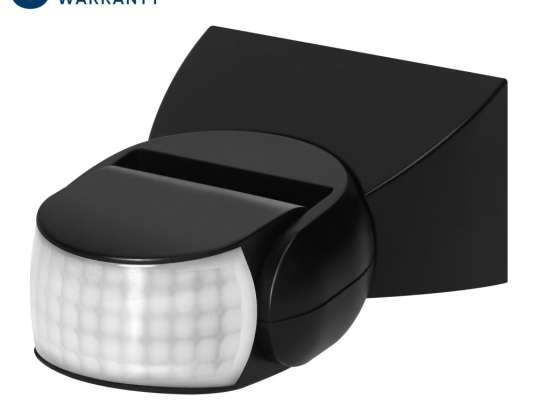 Bevegelsessensor 360°/180° 2 sensorer. IP65. 1200W. svart. TUYA Smart Wi-Fi