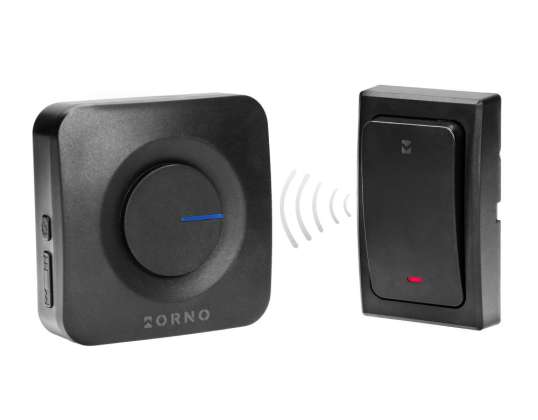 Wireless Doorbell ONDO AC. mains-powered. battery-free button. learning system. 36 sounds. operating range 200m