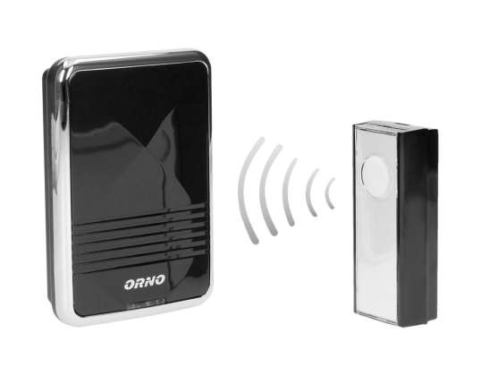 Wireless Doorbell CALYPSO II DC. battery-powered. learning system. 36 sounds. 300m