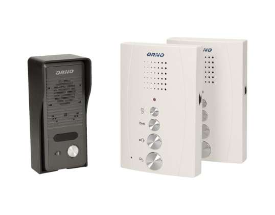 Insteekset voor eengezinswoning met intercom. draadloos. wit. ELUVIO INTERCOM