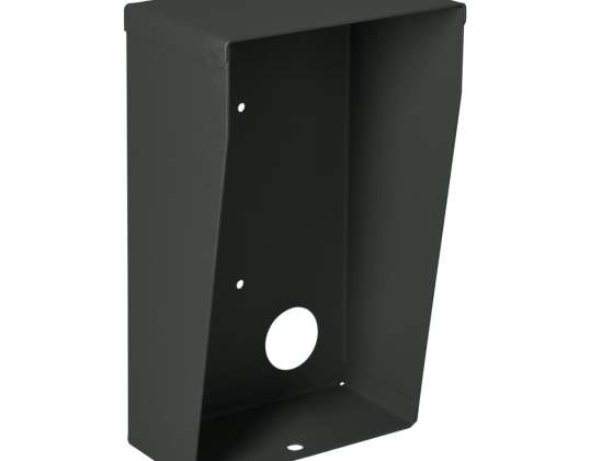 Protective canopy for FOSSA intercoms. Surface-mounted. Black