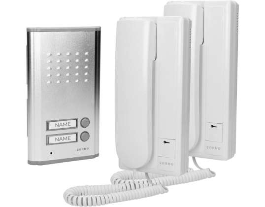 2-families intercom. Inbouw. FOSSA MULTI