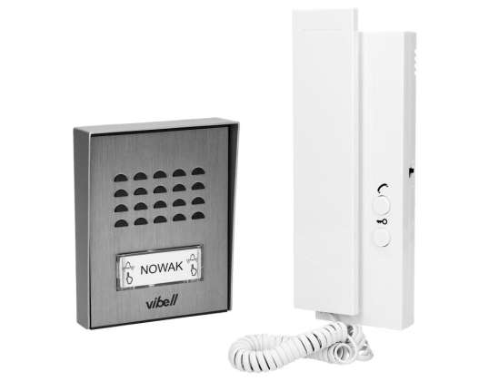 Single-family intercom set. 2-wire. Surface mount. SAGITTA