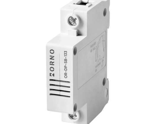 Kabelringeklokke for DIN-skinne 1 modul