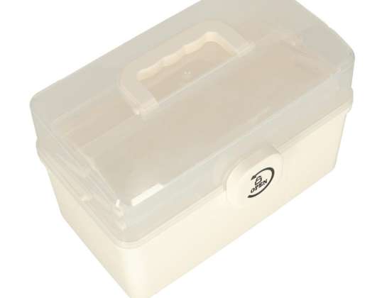 Organizador contenedor de medicamentos kit de almacenamiento de medicamentos 34x19x22 5cm
