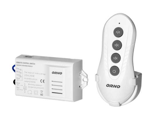 Draadloze 3-kanaals verlichtingscontroller met afstandsbediening