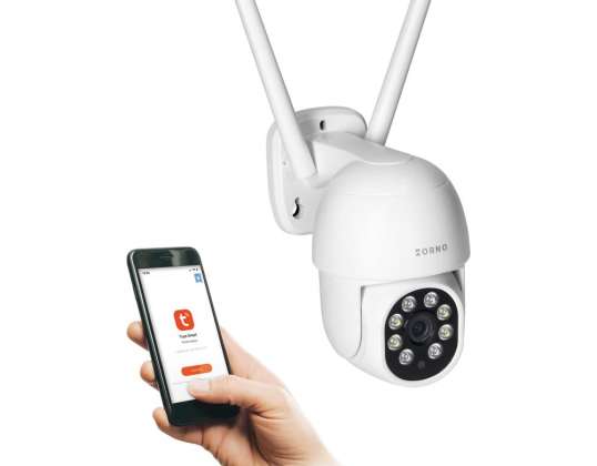 Vrteča zunanja kamera. 4MP. Wi-Fi. spomin. dvoosmerna komunikacija