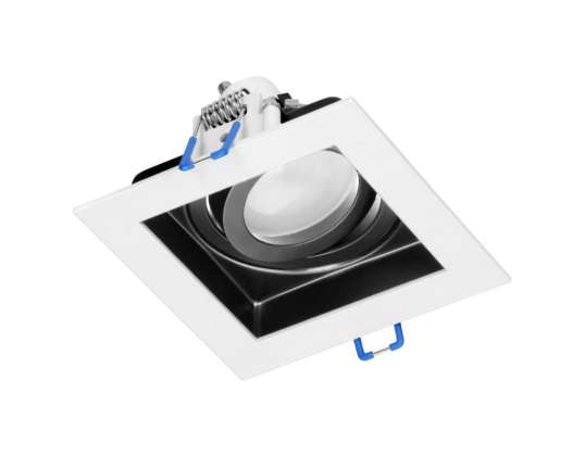 YOP koristekehys pistevalaistukselle. MR16/GU10 max 50W. säädettävä valkoinen musta