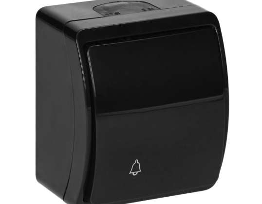 Poga zvana n/t AQUATIC. IP44. melna