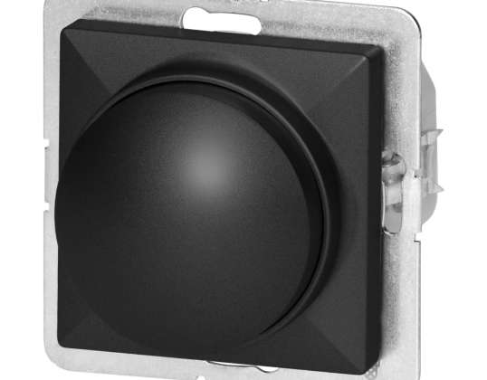 Pearl LED-Drehdimmer. 230V. 50Hz. Pmin:3W Pmax: 35W ALSO 1P/LED. schwarz