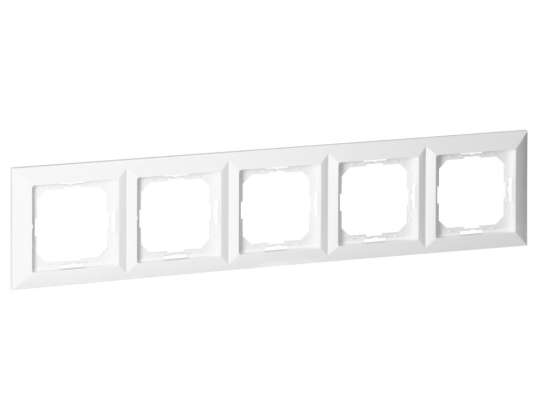 Parel vijfvoudig frame. Ra 5 blz. wit