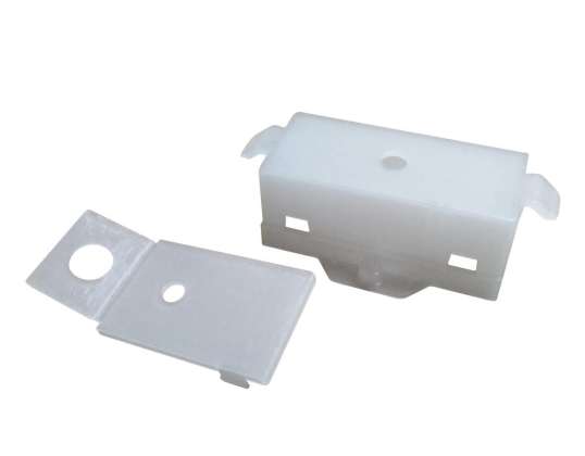 Frame for flush mounting of stair fittings