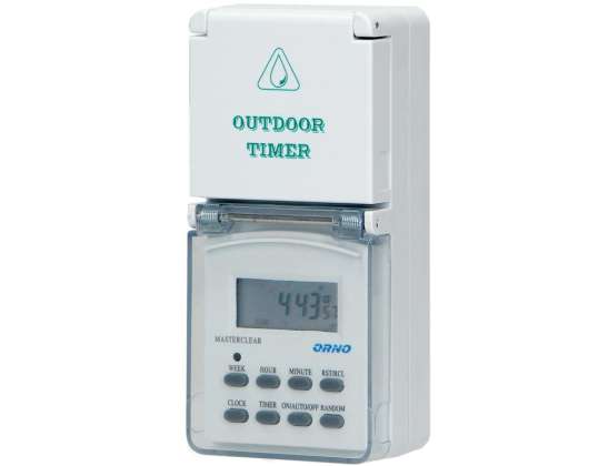 Electronic Timer Program 8 Programs IP44