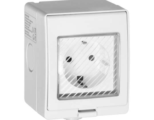 Gniazdo natynkowe IP55 Tuya Smart Wi Fi. Schuko