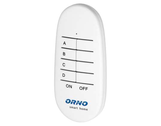 Mando a distancia para relés empotrados y enchufes ORNO Smart Home. 4 canales