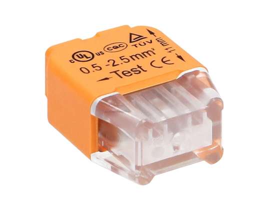 Двупроводна инсталационна ненадежна връзка; на проводник 0.75 2.5mm?; IEC 300V/24A; Блистер 10 бр.