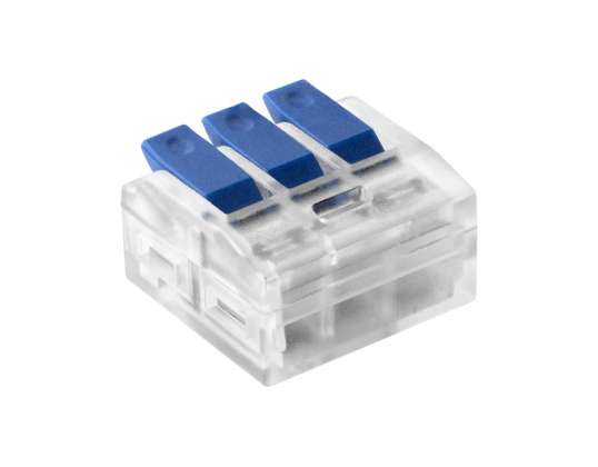 З'єднувач для монтажу на 3 дроти; для будь-якого дроту 0.75-4mm?; IEC 450V/32A; Упаковка 6 шт.