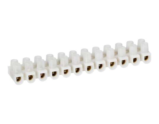12 ligzduļu savienotāja lenta PRO. max. 4mm2. PA UL94 V1. 10 gab.