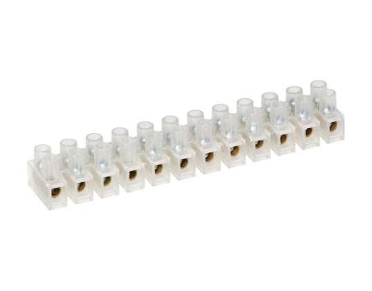 12-polige klemmenstrook ECO. max. 4mm2.PE
