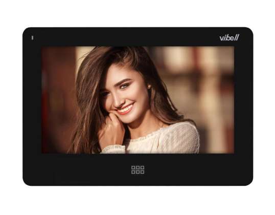 OR VID EX 1060PMV/B Wideo monitor bezsłuchawkowy. kolorowy. LCD 7?. do zastosowania w systemach VIBELL. dotykowy ekran. moduł pamięci.  gniazdo na
