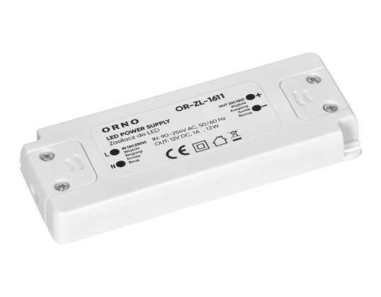 LED Power Supply 12VDC 12W. IP20