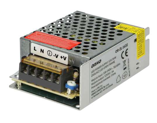 Открытый источник питания 12VDC 35W. IP20