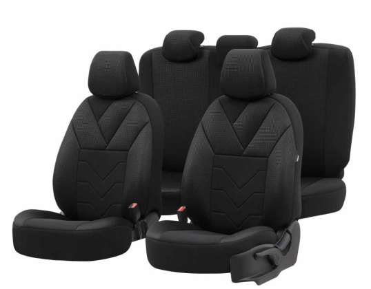 Set de housses de siège auto otom tempo 1501 noir nz