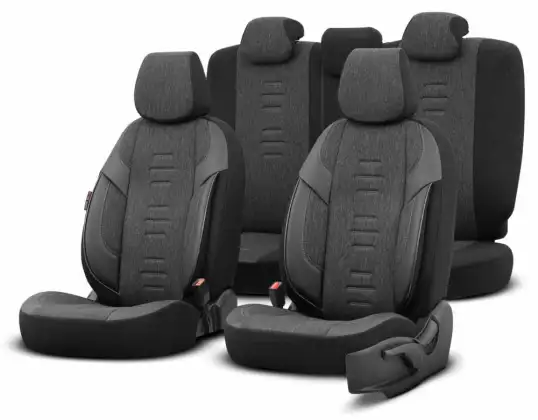 Ensemble de housses de siège auto OTO Throne 102 fumées 3 zip