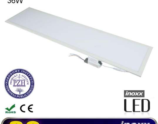 Panel LED 120x30 36W lámpara de techo slim casete 6000K fría