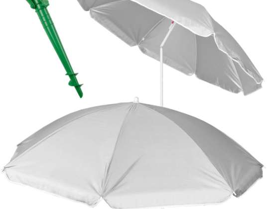 Sonnenschirm verstellbar faltbar UV 150cm grau