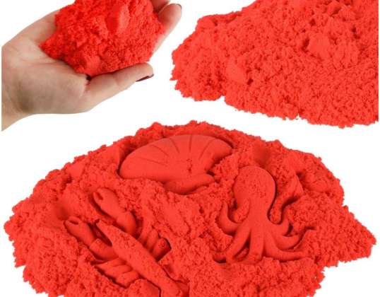 Kinetisk sand 1 kg i en rød pose