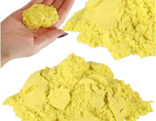 Kinetic sand 1kg in a bag yellow