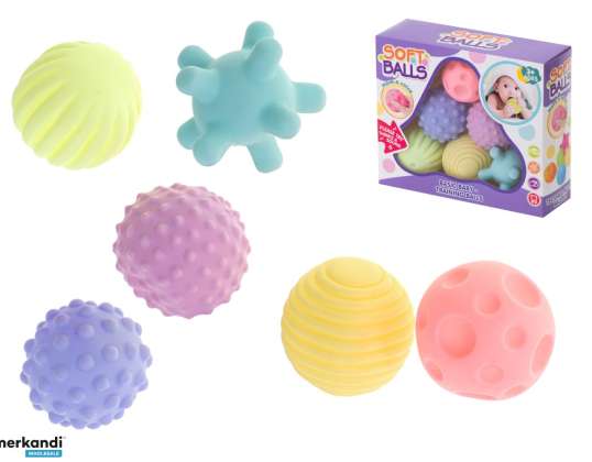 Balls sensorinių korekcinių žaislų rinkinys 6 vnt
