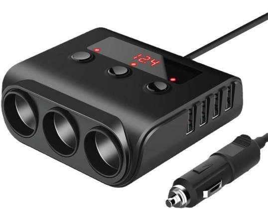 PLS42 Rozdzielacz zapalniczki   4xusb