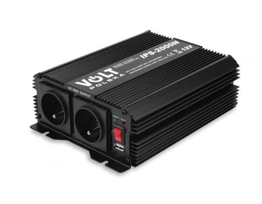 Перетворювач напруги volt ips 2000 n 12/230v  1000/2000w    usb