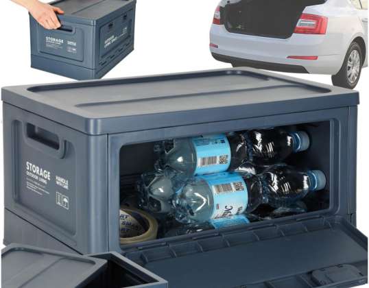 Organizer per baule da campeggio blu navy