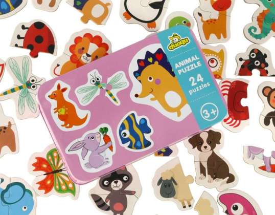 animale può puzzle 24 puzzle