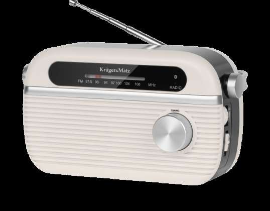 Draagbare analoge radio Kruger&amp;Matz model KM0826