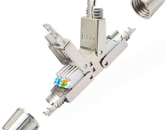 RJ8 RJ45 STP Toolless Connector