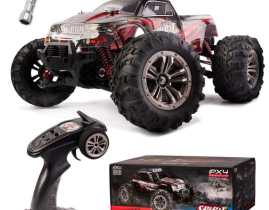 RC tālvadības pults automašīna Q901 bezsuku 1:16 2 4G 4CH 52km / h sarkans