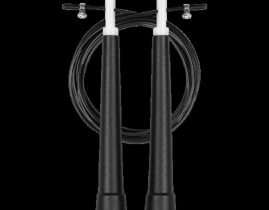Corde à sauter de boxe en plastique avec roulement en plastique 300cm réglable REBEL ACTIVE
