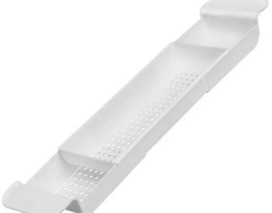 SL13 Bathroom shelf for bathtub white