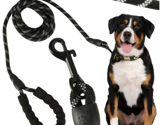 Trainingshundeleine am Seil, langlebig, reflektierend, 3m