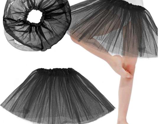 Tyllskjørt tutu kostyme karneval kostyme forkledning svart
