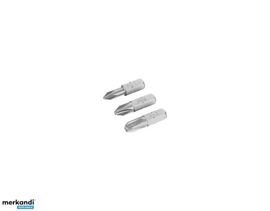 Puntas de destornillador  philips juego ph1.2.3/25  3uds.