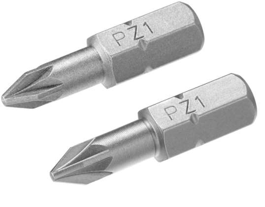 Schrauberaufsätze pozidriv pz1/25  2 Stück.