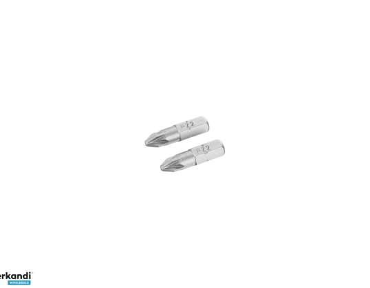 Skrutrekkerbits pozidriv pz2/25 2 stk.