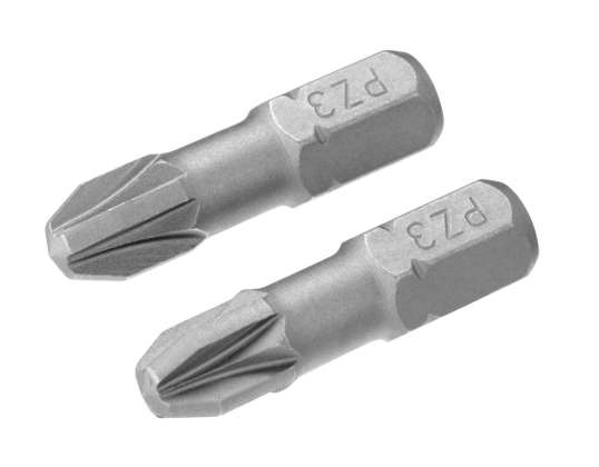 Schraubendreher-Bits pozidriv torsion pz3/25  2St.
