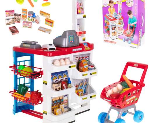 Carro de caja registradora de supermercado modelo 2